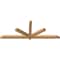Ekena Millwork Kennewick Timber Gable Bracket, Western Red Cedar, 84"W x 31"H x 3 1/2"D x 3 1/2"F, 9/12 Pitch GBW084X31X0404KEN00SWR - alternate 2